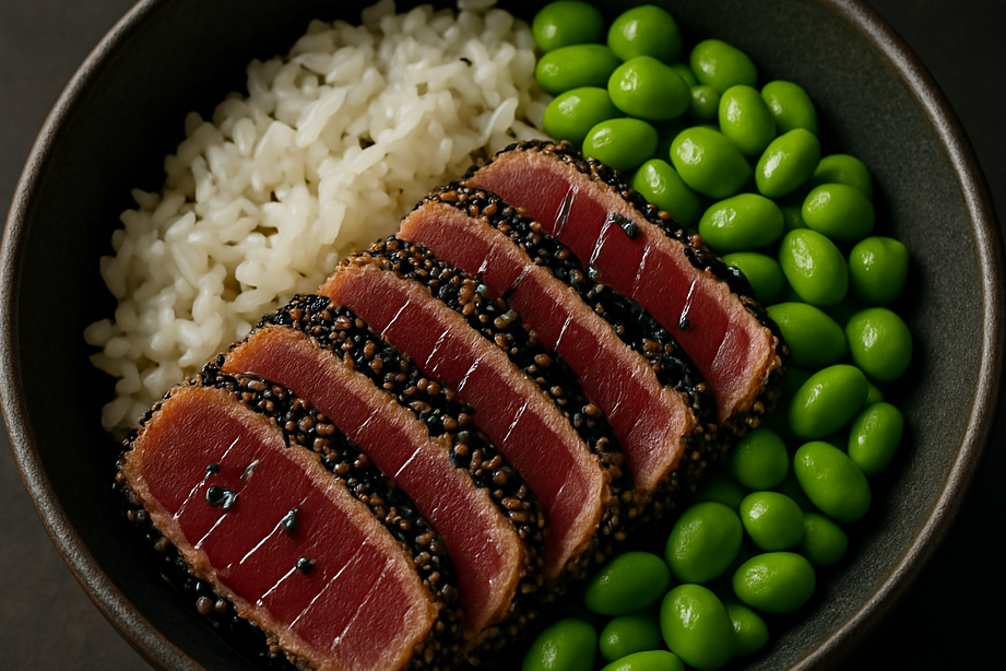 Donburi de Atún Sellado